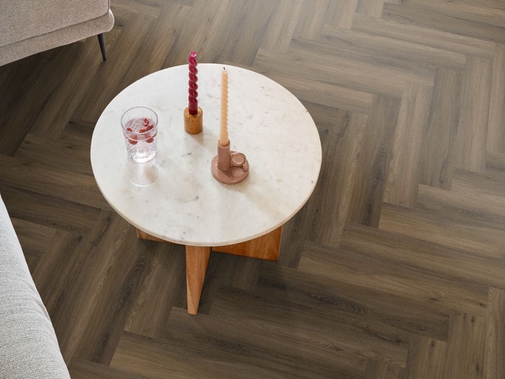 Spigato Avanto visgraat click SRC warm brown