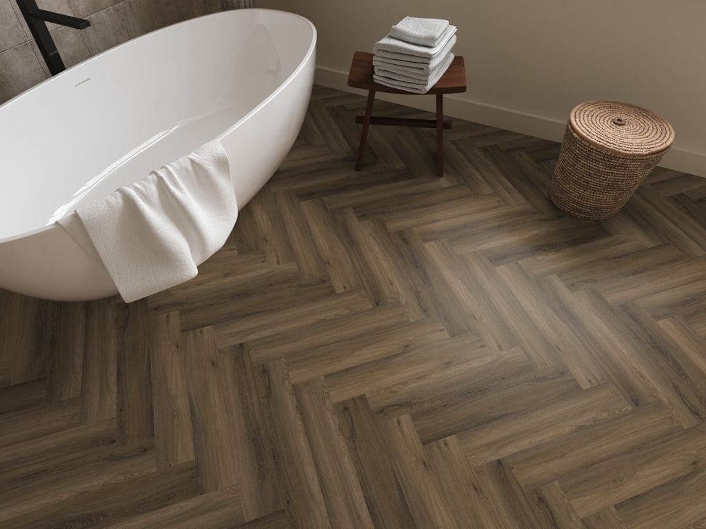 Spigato Avanto visgraat click SRC warm brown