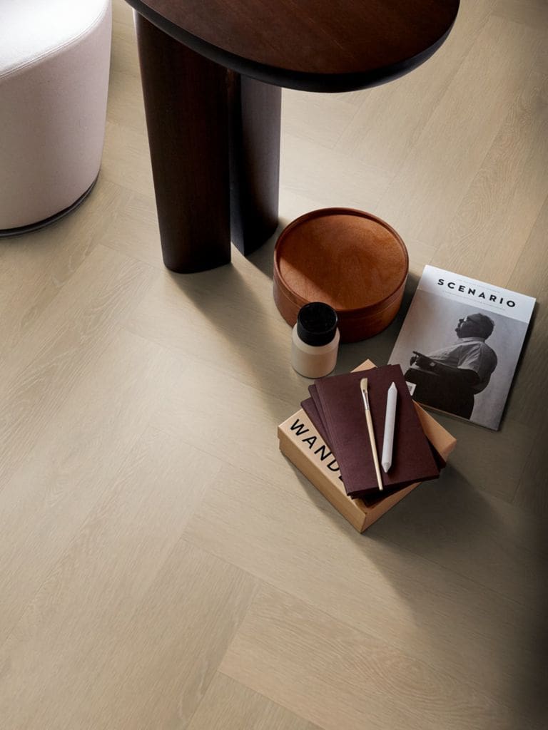 Herringbone dryback warm natural