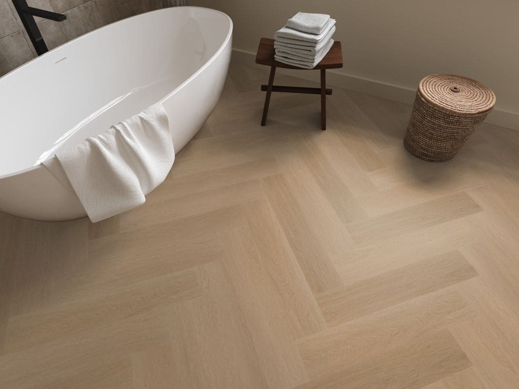 Spigato Estino visgraat click SRC dark oak