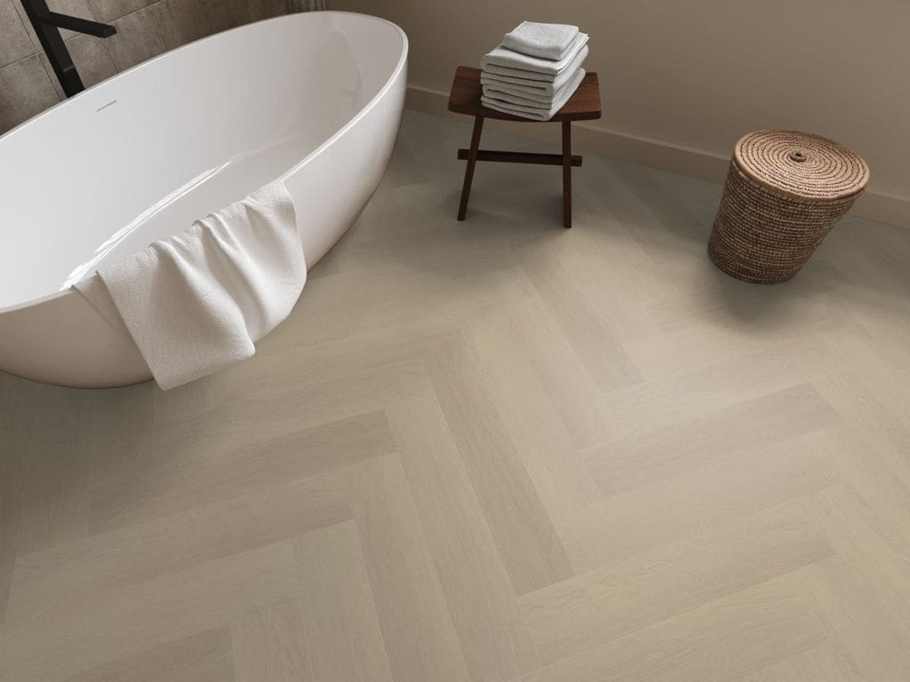 Spigato Estino visgraat click SRC beige