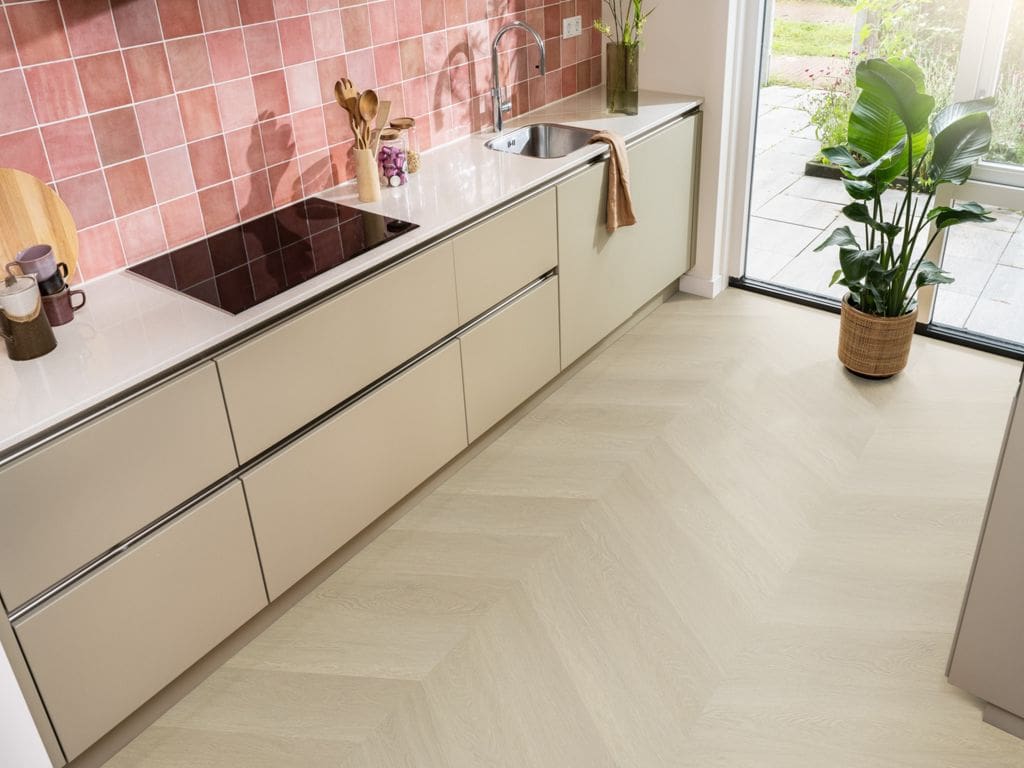 Spigato Estino hongaarse punt dryback natural oak