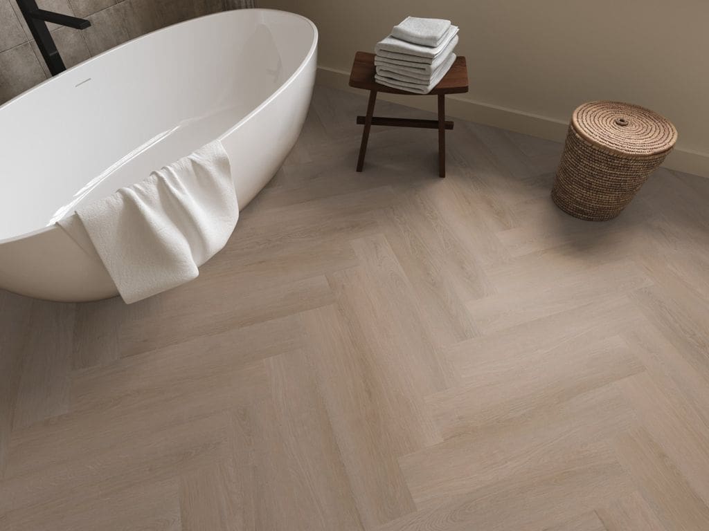 Spigato Navaro visgraat click dark oak