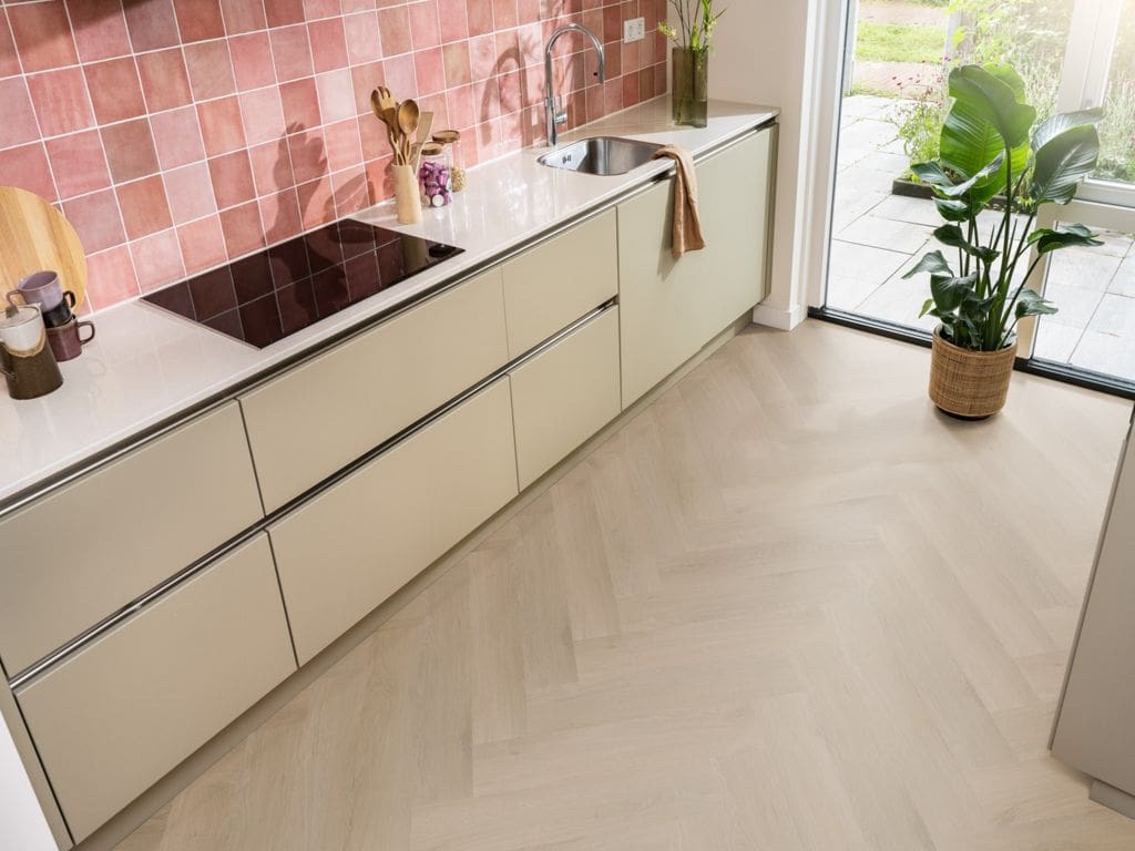 Spigato Navaro visgraat click natural oak
