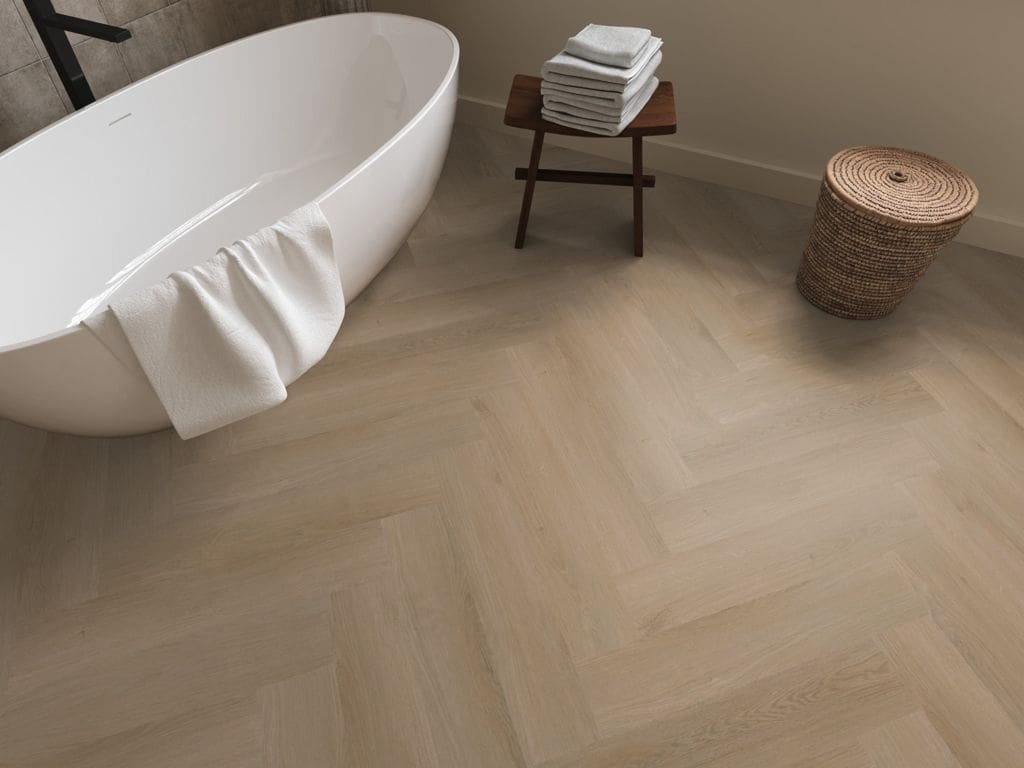 Spigato Navaro visgraat click natural oak