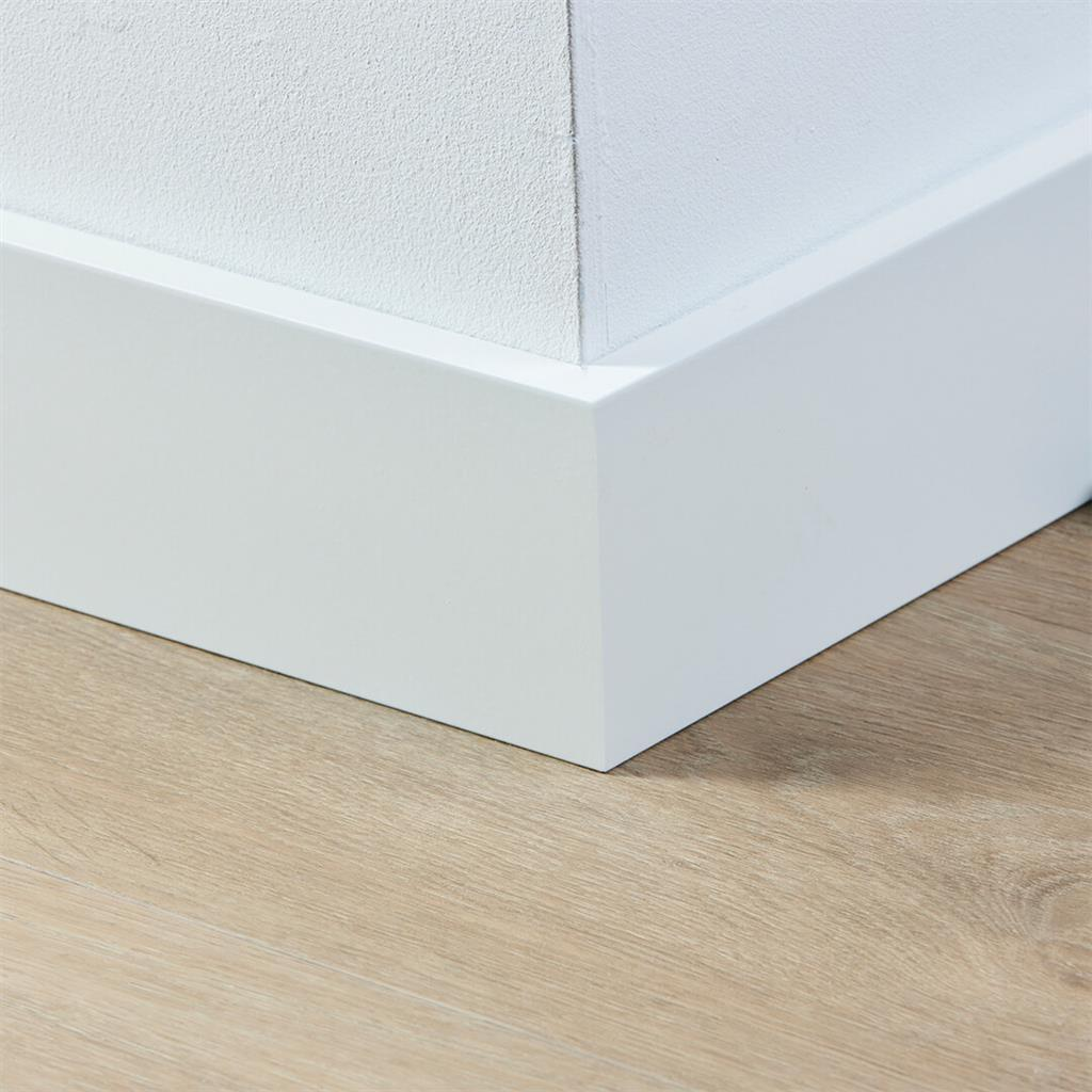 MDF plinten 90x15mm RAL9010 gelakt Amsterdam