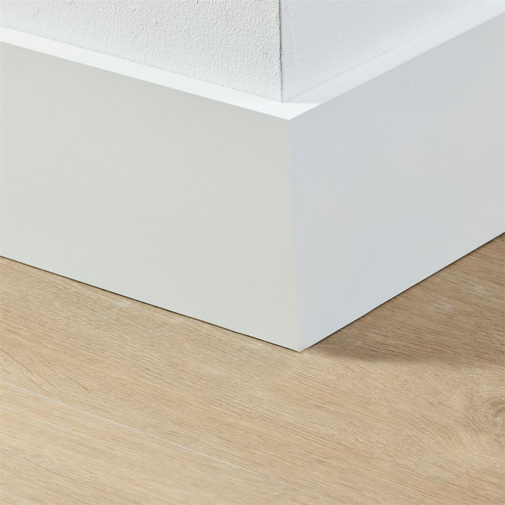 MDF plinten 120x15mm RAL9010 gelakt Amsterdam